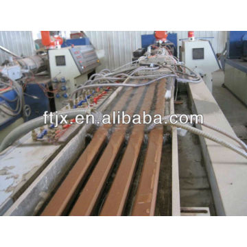 wood plastic composite production line